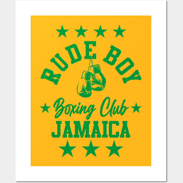 RUDE BOY BOXING CLU8 Wall Art by LILNAYSHUNZ